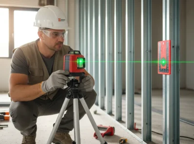 Izboljšajte Natančnost in Vidljivost: Zakaj je Ciljna Plošča Nepogrešljiv Dodatek k Vašemu Laserskemu Nivelirju