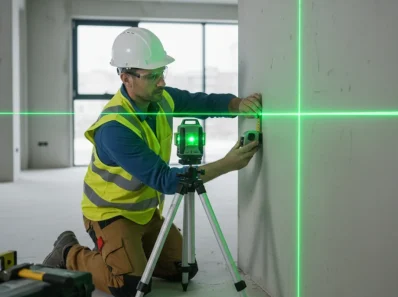 Natančnost in Vidljivost: Zakaj je Zeleni Laserski Nivelir 3x360 Nepogrešljiv za Vsakega Mojstra?