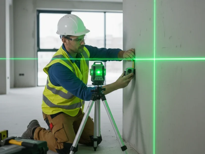 Natančnost in Vidljivost: Zakaj je Zeleni Laserski Nivelir 3x360 Nepogrešljiv za Vsakega Mojstra?