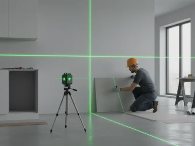 Napredno Niveliranje: Ključ do Brezhibnih Projektov z Zelenim Laserskim Žarkom