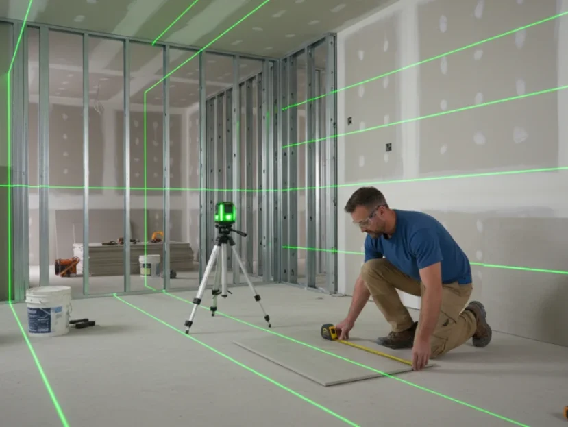 Natančnost na Dosegu Roke: Zakaj Potrebujete Zeleni Laserski Nivelir z 12 Linijami 3D?