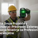 Natančnost na Dosegu Roke: Odkrijte Moč 360° Laserskega Nivelirja z Zeleno Linijo
