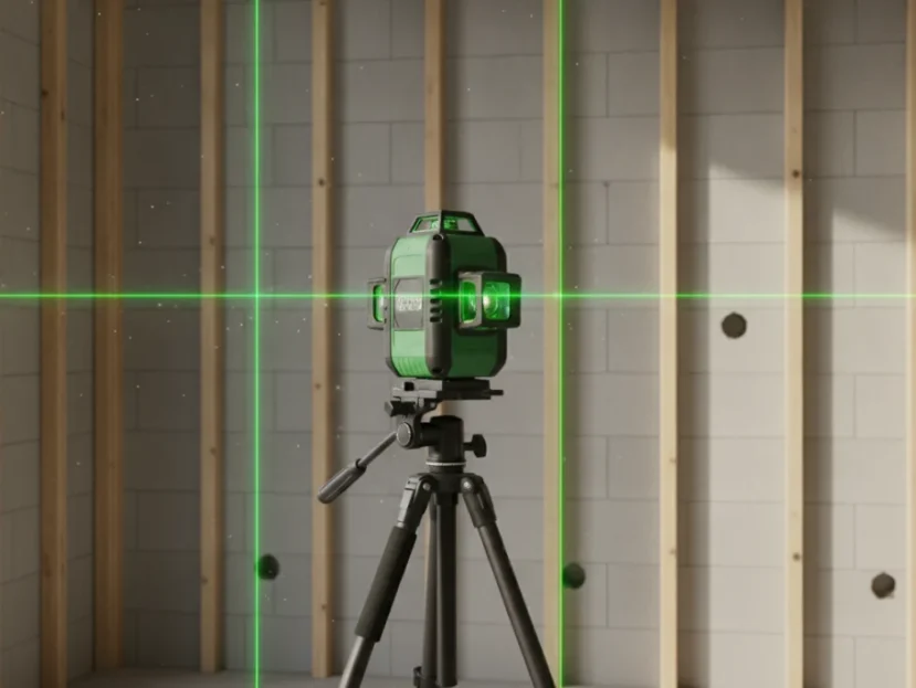3D Zeleni Laserski Nivelir: Popolna Natančnost za Vsak Gradbeni Projekt