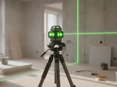 Kako 3D zeleni laserski nivelir spreminja pravila igre v gradbeništvu in domačih projektih
