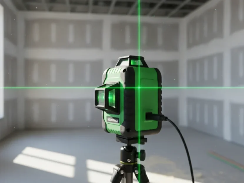 Zeleni laserski nivelir Huepar B03CG | Akumulatorski 3D laser