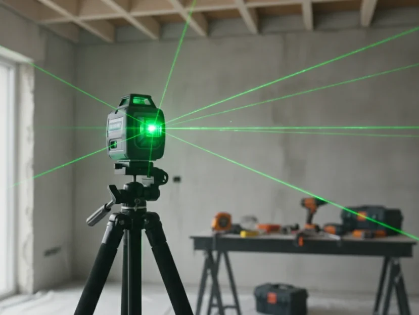 Zeleni laserski nivelir: Nepogrešljiv pripomoček za popolno natančnost pri vsakem projektu