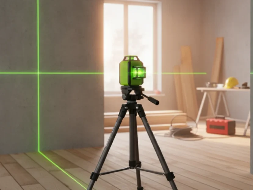 Zeleni laserski nivelir: Skrivnost do popolnoma ravnih linij pri vsakem projektu 1 Zeleni laserski nivelir: Skrivnost do popolnoma ravnih linij pri vsakem projektu