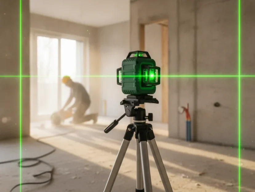 Kako zeleni laserski nivelir spremeni potek vsakega gradbenega projekta 2 Kako zeleni laserski nivelir spremeni potek vsakega gradbenega projekta